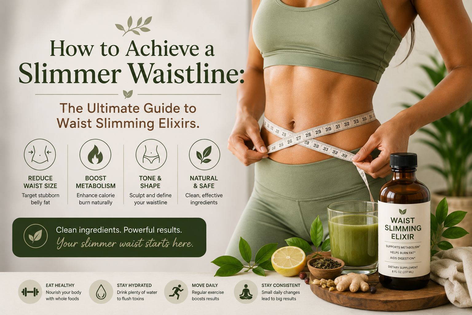 How to Achieve a Slimmer Waistline: The Ultimate Guide to Waist Toner Elixirs