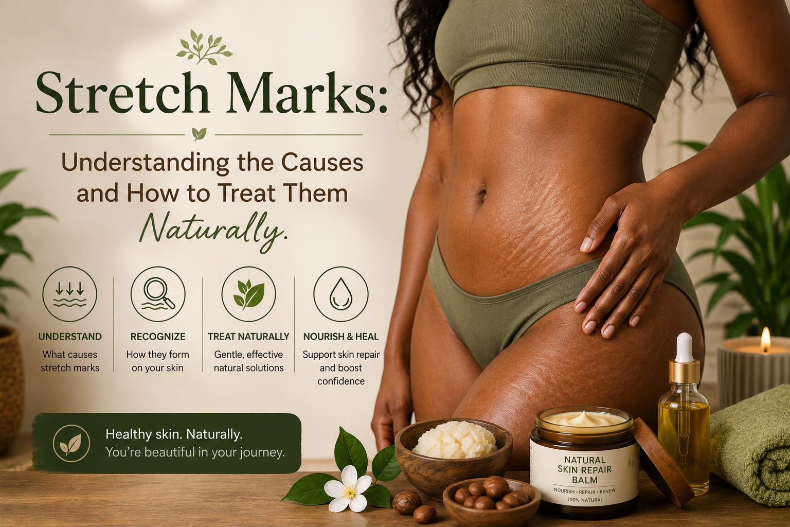 Stretch Marks: Understanding the Causes and How to Treat Them Naturally